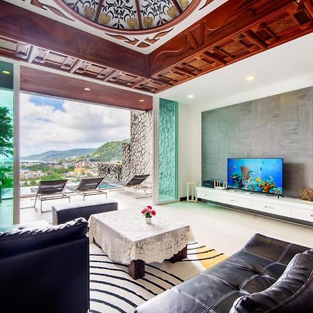 芭东villa1三卧双海景泳池别墅中英泰三文管家 Patong Eksteriør billede