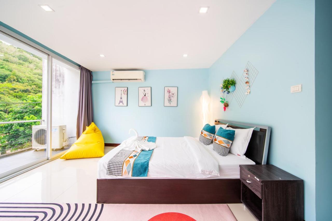芭东villa1三卧双海景泳池别墅中英泰三文管家 Patong Eksteriør billede