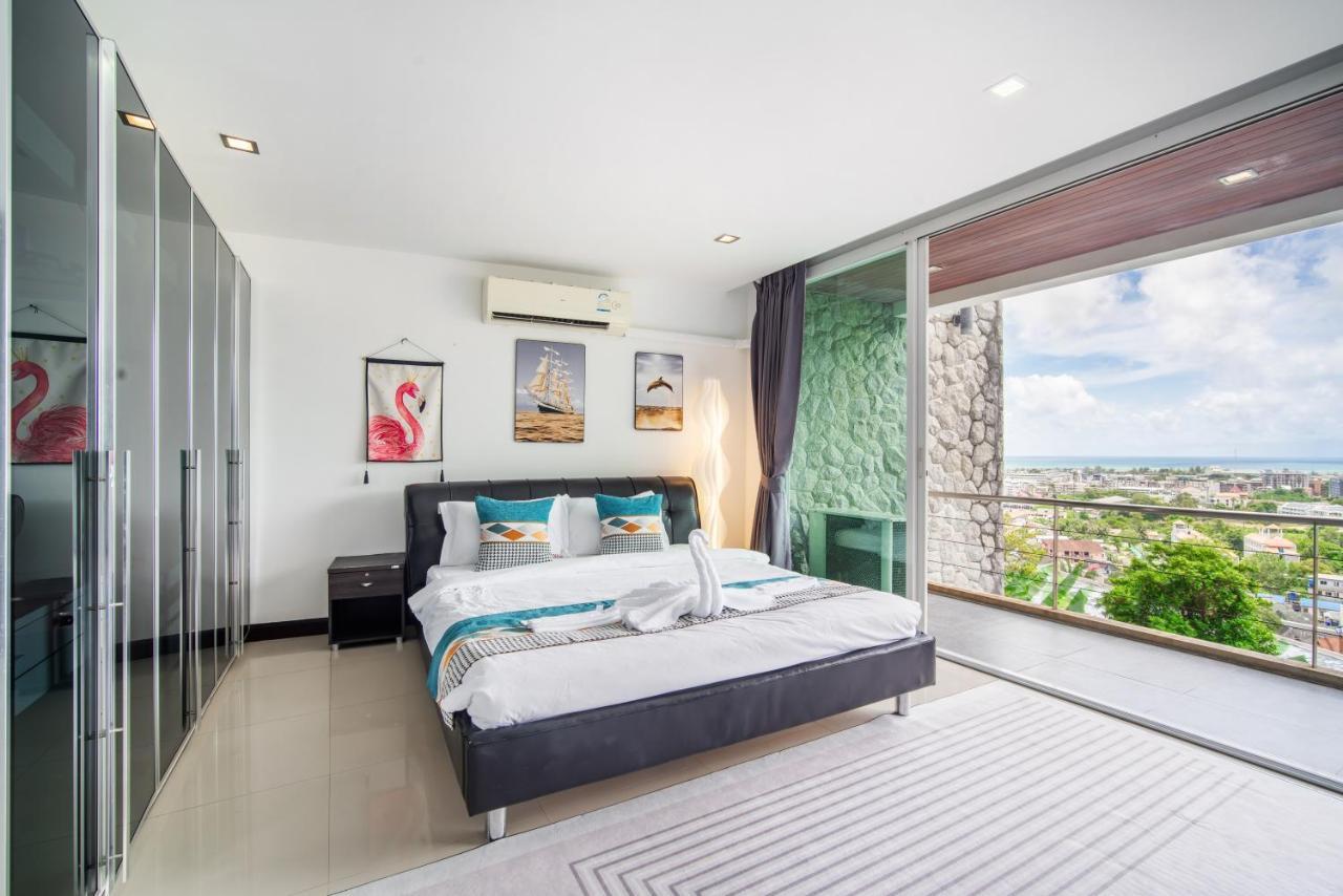 芭东villa1三卧双海景泳池别墅中英泰三文管家 Patong Eksteriør billede