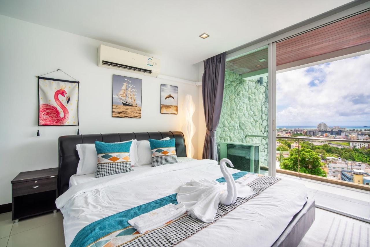 芭东villa1三卧双海景泳池别墅中英泰三文管家 Patong Eksteriør billede