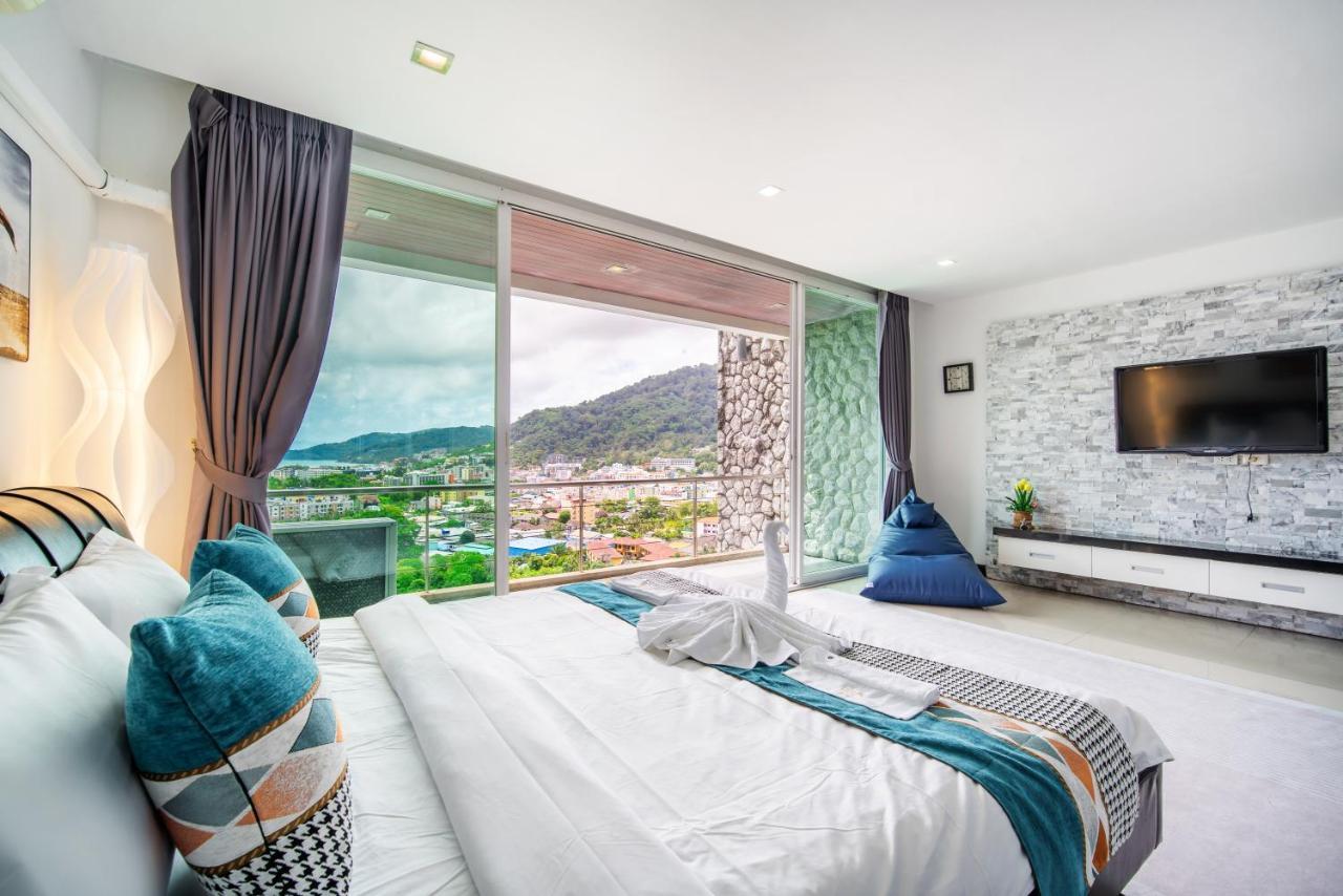芭东villa1三卧双海景泳池别墅中英泰三文管家 Patong Eksteriør billede